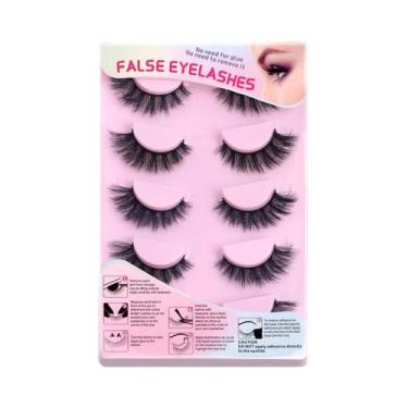 Imagem de Cílios Postiços 3D Manga Volume Fluffy, Leves Como Plumas, Design Cruz