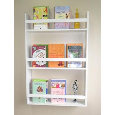 Imagem de Estante para Livros Brinquedos Temperos Acessorios Designer Moderno Pa