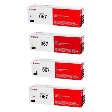 Imagem de Cartucho Toner Canon T067 Kit 4 Cores Preto, Magenta, Ciano, Amarelo | Mf654 E Mf656