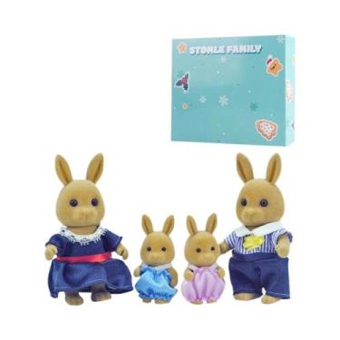 Imagem de Conjunto De Brinquedos De Animais Da Família Florestal Para Casa De Bo