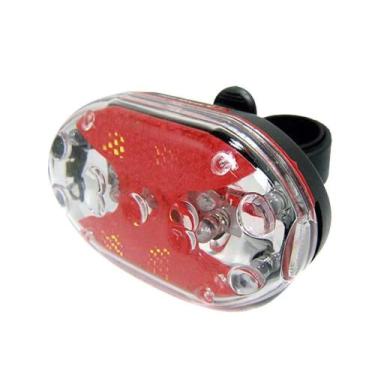 Imagem de Farol de LED Traseiro para Bike Sinalização com suporte, resistente à 