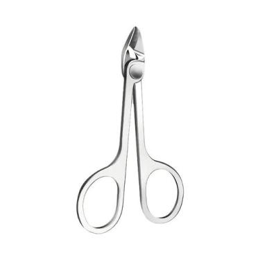 Imagem de Tesoura De Unha De Aço Inoxidável Com Borda Afiada, Durável, Aparador 