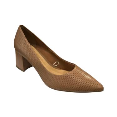 Imagem de Sapato Fem Bottero Scarpin Couro Firenze Bege 354901-144