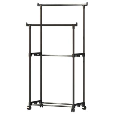 Imagem de Arara de roupas | Armazenamento sazonal com prateleira inferior - Suporte para roupas em pé - para cobertores, sapatos, lenços, toalhas, armário, sala de estar, quarto, , dormitório