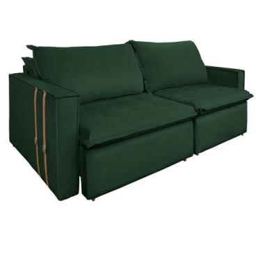 Imagem de Sofá Retrátil Reclinável 2 lugares 180 cm México Veludo K01 - D'Rossi,