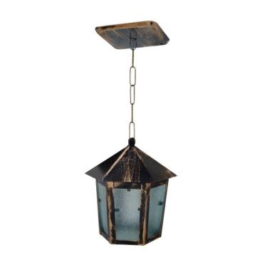 Imagem de Luminária De Teto Veneza Em Alumínio Fundido Ouro 19X12Cm