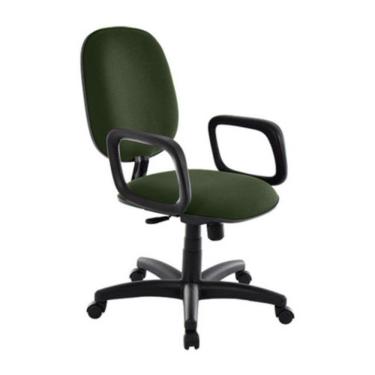 Imagem de Cadeira Diretor Para Escritório Com Braços Linha Uno Verde