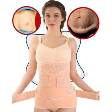 Imagem de Kit Cinta de Compressão 3 em 1 para Abdominoplastia Bariátrica Pós Cir