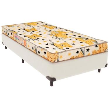 Imagem de Cama Box Solteiro e Colchão Pro-Life D20 Espuma Colchobel Palha