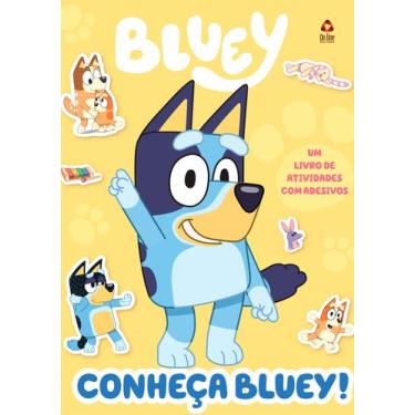 Imagem de Livro - Bluey Livro de Atividades com Adesivos - Conheça Bluey!