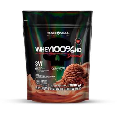 Imagem de Whey 100% Hd Gourmet Refil 900g - BlackSkull-Unissex