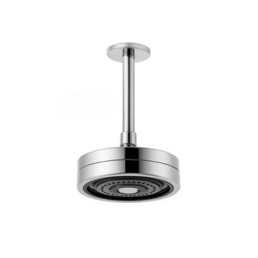 Imagem de Chuveiro Ducha Autolimpante Redondo Cromado C/Braço De Teto - Modelar