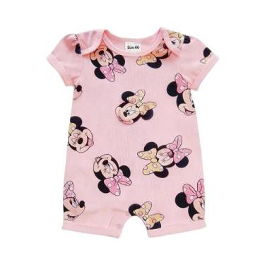 Imagem de Macacão De Bebê Recém-Nascido Com Estampa De Desenho Animado, Manga Cu