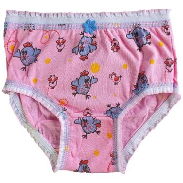 Imagem de Kit 3 Calcinhas Estampadas Juvenil ( tam 14 ) 100 Algodão - REF. 029 -
