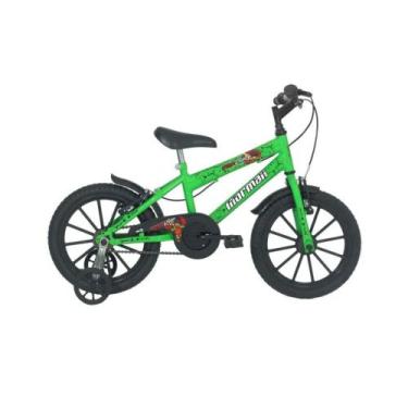 Imagem de Bicicleta Infantil Aro 16 PP Top Lip C23 V-Brake Mormaii Verde - Free 