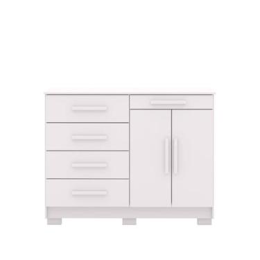 Imagem de Comoda Sapateira 5 Gavetas E 2 Portas  - Vila Rica, Branco