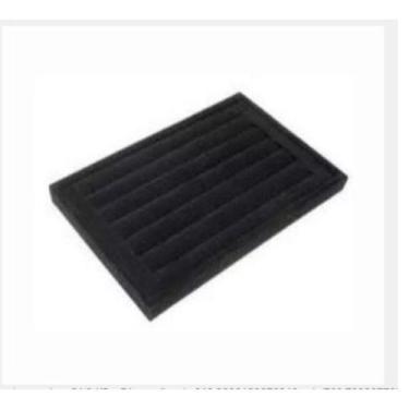 Imagem de Expositor Veludo Caixa Rolinho Caixa:22 X 30Cor:Cinza - MMF, 32 X 40, 