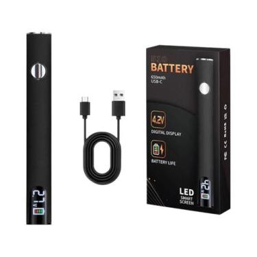 Imagem de Bateria De 650mAh Com Rosca 510, Carregador USB Para Ferramentas Elétr