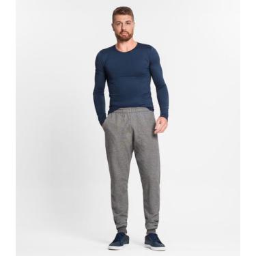 Imagem de Calça Masculina Em Moletom Peluciado Diametro Cinza, G, Cinza