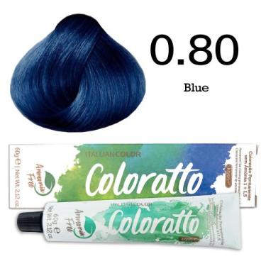 Imagem de Coloração Coloratto 0.80 Blue  Itallian Color - Itallian Hairtech