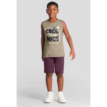 Imagem de Conjunto infantil menino em malha Brandili