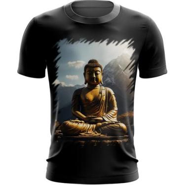 Imagem de Camiseta Dryfit Estátua de Buda Iluminado Religião 2 - Kasubeck Store,