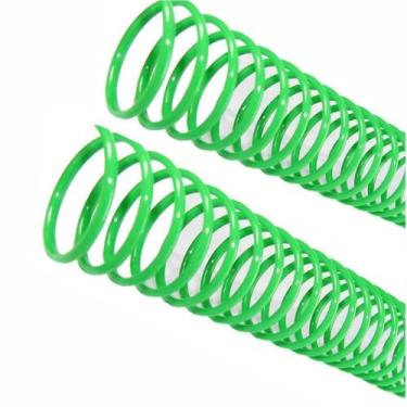 Imagem de Espiral para Encadernação Verde 14 mm para 85 folhas 100un - Cassmar