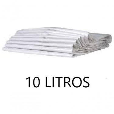 Imagem de Saco para Lixo Saco Lixo Branco para Cozinha Banheiro 10 Litros Reforçado 35CM X 45CM 1...