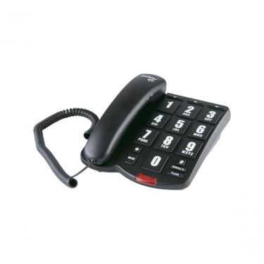 Imagem de Telefone com Fio Intelbras Tok Fácil 4000034 com Teclas Grandes, Memórias para Discagem...