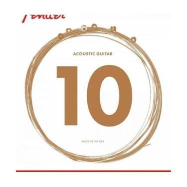 Imagem de Encordoamento Fender .010 60xl Para Violão Aço Bronze