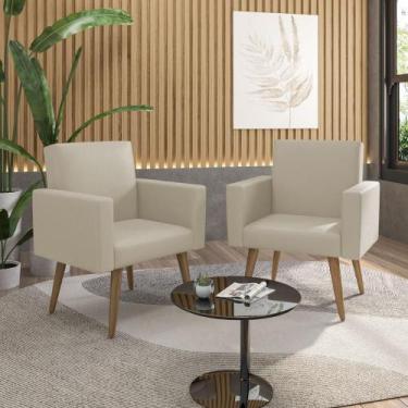 Imagem de Kit 2 Poltronas: Elegância E Glamur Absolutos No Salão - Móveis Mafer,