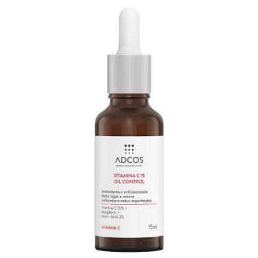 Imagem de Sérum Facial Rejuvenescedor Adcos Vitamina C 15% Oil Control, 15ml