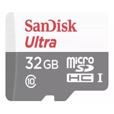 Imagem de Cartão de memoria sandisk micro sd 32gb classe 10 com adaptador 100 mb