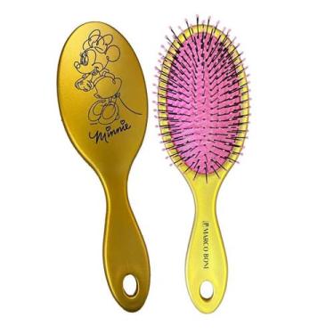 Imagem de Escova De Cabelo Oval Disney Minnie Metalizado Marco Boni, Dourado