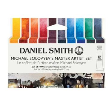 Imagem de Tinta Aquarela Daniel Smith Michael Solovyev Kit C/ 10 Tubos de 15ml