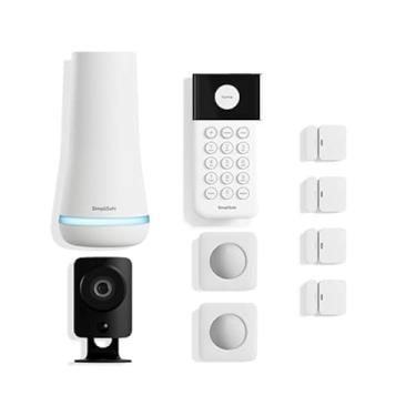 Imagem de SimpliSafe Sistema de segurança residencial sem fio de 9 peças com câmera HD - Monitoramento profissional opcional 24 horas por dia, 7 dias por semana, sem contrato - compatível com Alexa e Google