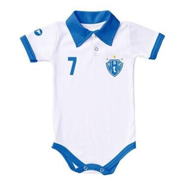 Imagem de Body Paysandu Bebe Recem Nascido Branco Ou Rosa Oficial - Branco - G (
