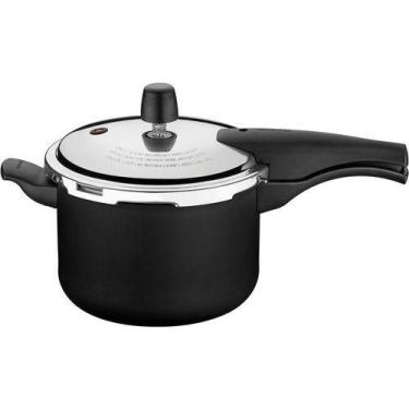 Imagem de Panela de Pressão 4,5l Vancouver Antiaderente Preto Tramontina