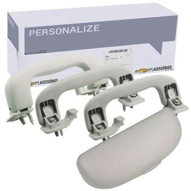 Imagem de Kit Alcas De Teto Porta Oculos Acessorios Onix prisma Kit910 - Acessor