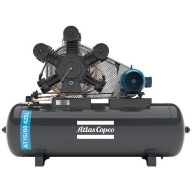 Imagem de Compressor Atlas Copco At 15 60 425 Lts 175 Lbs 15 cv Trif. IP55 380/6