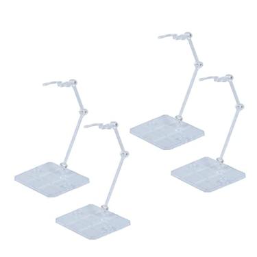 Imagem de DYNWAVE 1:100 Display Holder Base Action Figures Organizador De Coleção De Figuras De Ação Suporte Modelo Base De Ação Para Figuras Gundam -Claro