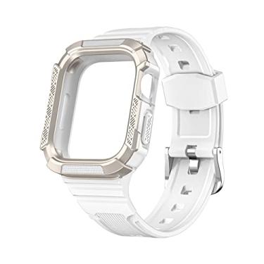 Imagem de Pulseira Personalize Watch Armadura compatível com Apple Watch 41mm Series 7 (Branco)