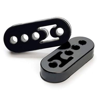 Imagem de Borracha Norsmic – 2 peças, diâmetro do orifício 12 mm (0,47 polegadas) universal, suporte de silenciador, isolamento isolador de borracha de alta densidade