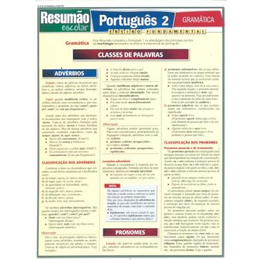 Imagem de Livro - Resumão Escolar - Português 2: Gramática: Ensino Fundamental - Odilon Soares Leme