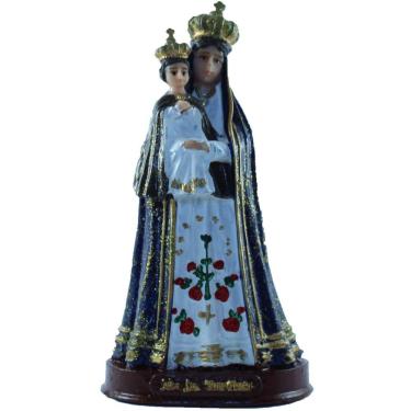 Imagem de Nossa Senhora Do Bom Parto Escultura Em Resina 14 Cm