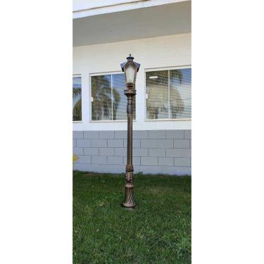 Imagem de Poste Para Jardim Colonial Sinha Alumínio Cobre 1.80m 15002