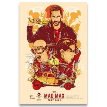 Imagem de Poster Decorativo 42cm X 30cm A3 Brilhante Mad Max B2 - Bd Net Collect