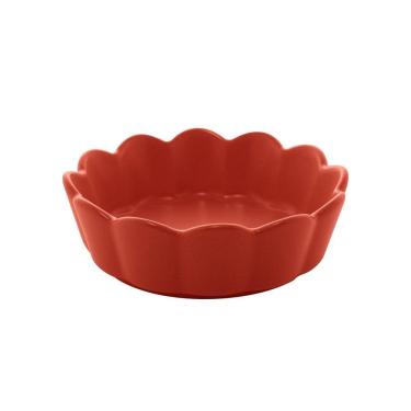 Imagem de 03 Bowls Porcelana Nórdica Bon Gourmet Vermelho Matt 15X5Cm