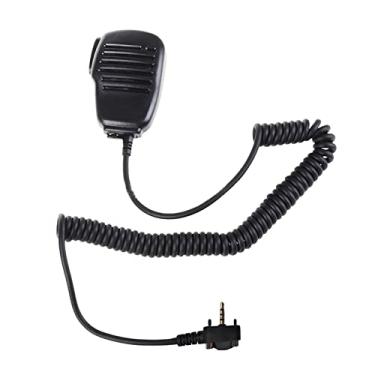 Imagem de TECKEEN Alto-falante de microfone de rádio portátil de 3,5 mm para Vertex Standard EVX261