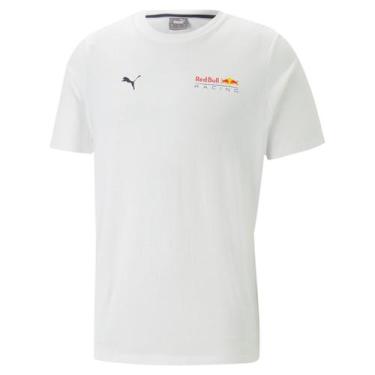 Imagem de Camiseta Puma Red Bull Racing Essentials Sm Logo Masculina - Branco